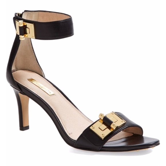 Louise et Cie Shoes - Louise et Cie Kaliope Turnlock Black Sandal 6.5